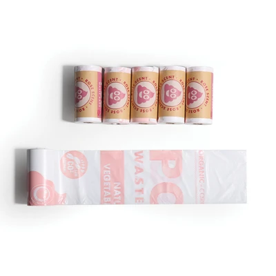 Gambar M-Pets Kantong Kotoran Anjing Roll Rose Scented