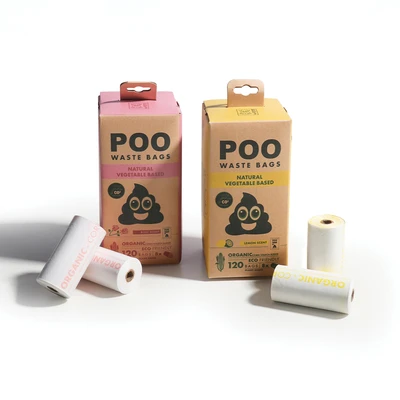 Gambar M-Pets Kantong Kotoran Anjing Roll Lemon Scented