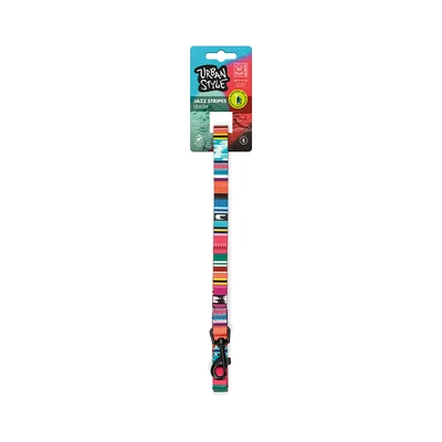 Gambar M-Pets Tali Anjing Urban Style Jazz Stripes Small