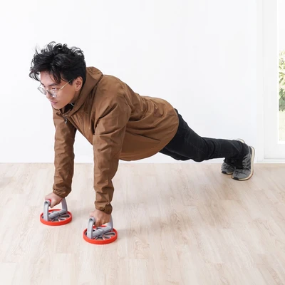 Gambar Kinetic Set Abs Wheel Roller 3 In 1 - Merah