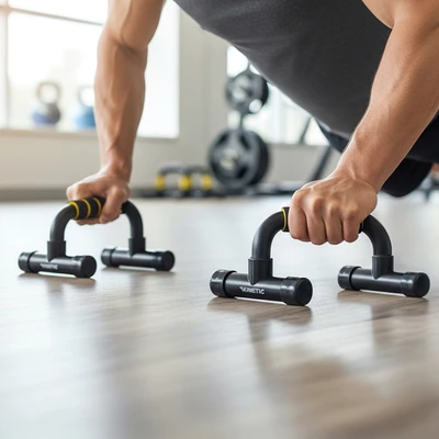 Gambar Kinetic Push Up Bar - Hitam/Kuning