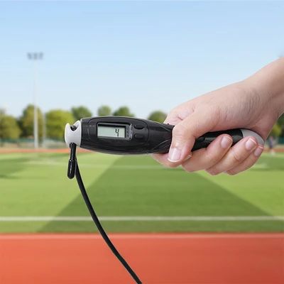 Gambar Kinetic Tali Skipping Digital - Hitam