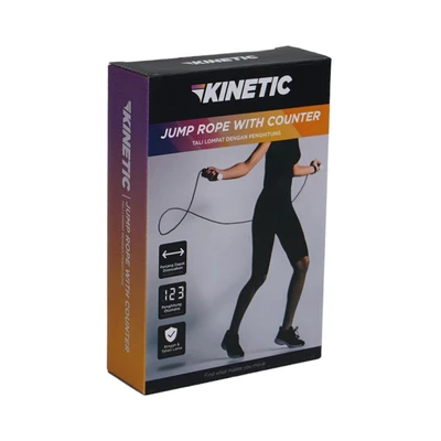Gambar Kinetic Tali Skipping Digital - Hitam