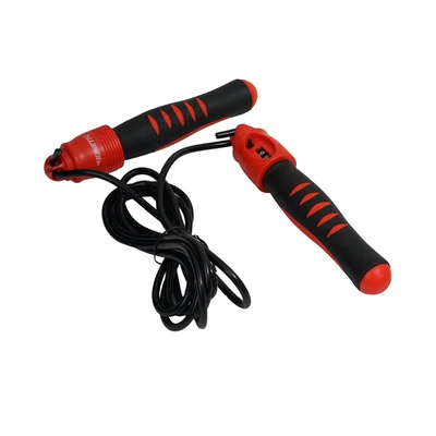 Gambar Kinetic Tali Skipping Dengan Counter - Hitam/Merah