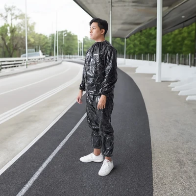 Gambar Kinetic Ukuran L Pakaian Sauna - Hitam