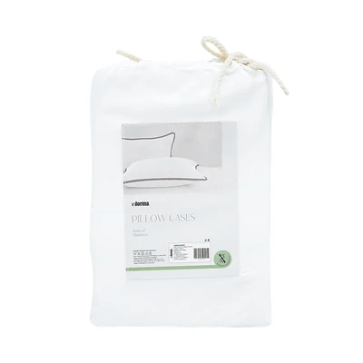 Gambar Informa Set 2 Pcs King Sarung Bantal Bamboo - Putih Off