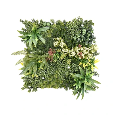 Gambar CC Grass Rumput Artifisial Dinding Rhea 50x150 cm Set 3 Pcs - Mix