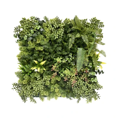 Gambar CC Grass Rumput Artifisial Dinding Rhea 50x50 cm - Mix