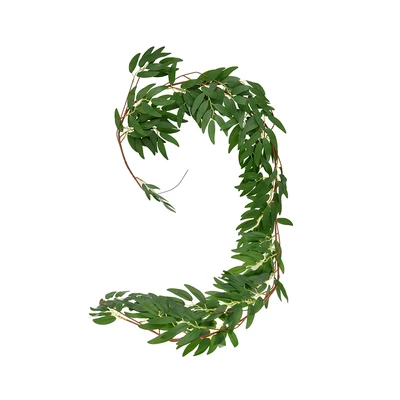 Gambar Cc Grass Tanaman Artifisial Garland Vine Salix Leaf 170 cm - Hijau