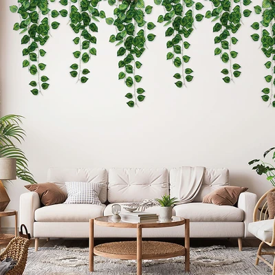 Gambar Cc Grass Tanaman Artifisial Garland Vine Watermelon 170 cm Set 12 Pcs - Hijau