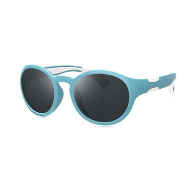 Gambar Parim Eyewear Sunnies Kacamata Anak Sunglasses Round Thick - Biru