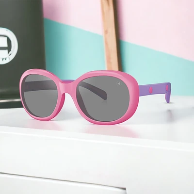 Gambar Parim Eyewear Sunnies Kacamata Anak Sunglasses Thick  - Pink/Ungu