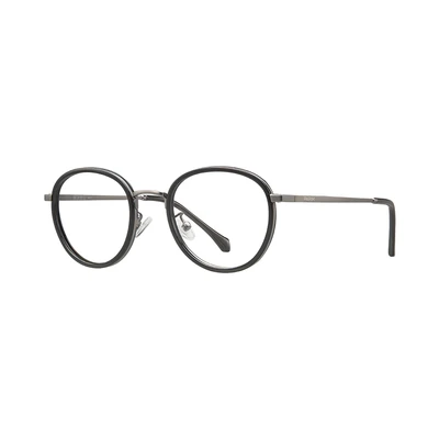 Gambar Parim Eyewear Kacamata Optical Classic Round - Abu-Abu/Hitam