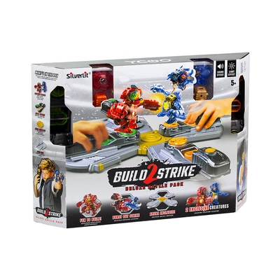 Gambar Silverlit Playset Build 2 Strike Deluxe Battle Pack