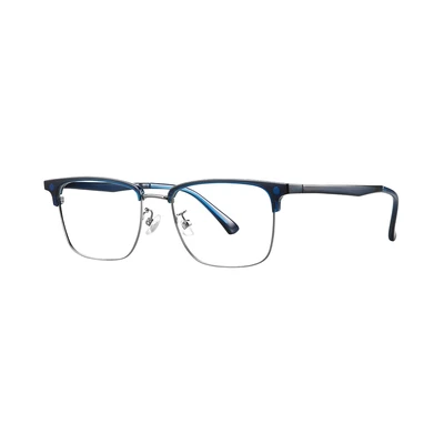 Gambar Parim Eyewear Kacamata Magnet Half Ultem - Biru/Silver