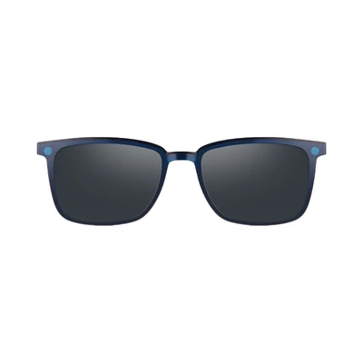 Gambar Parim Eyewear Kacamata Magnet Half Ultem - Biru/Silver
