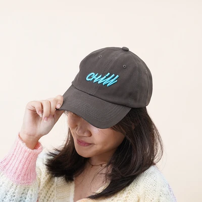 Gambar Ataru Topi Baseball Chill - Abu-Abu