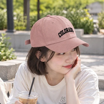 Gambar Ataru Topi Baseball Colorado - Pink