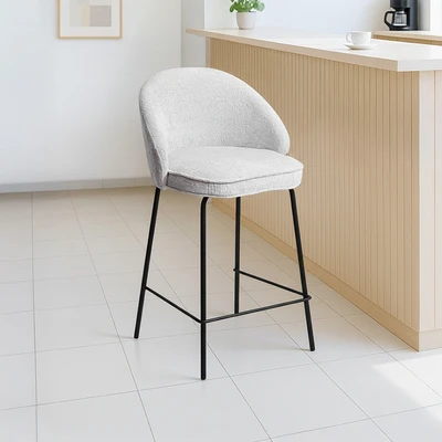 Gambar Informa Lavel Kursi Counter Fabric - Putih