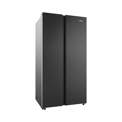 Gambar Aqua Kulkas Side By Side 630 Liter AQR-695IM(GB) - Hitam
