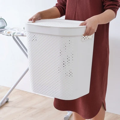 Gambar Stora Keranjang Laundry 43.5x35.5x45 cm - Putih