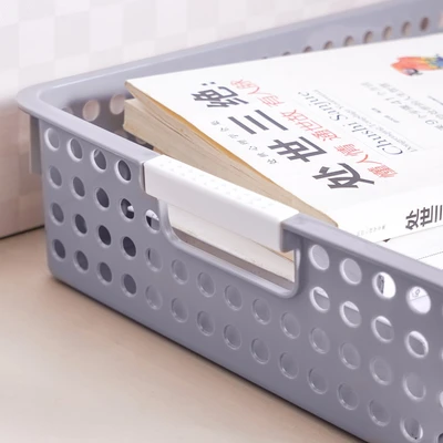 Gambar Stora Dots Keranjang Penyimpanan Short 34.5x26x8.5 cm - Abu-Abu