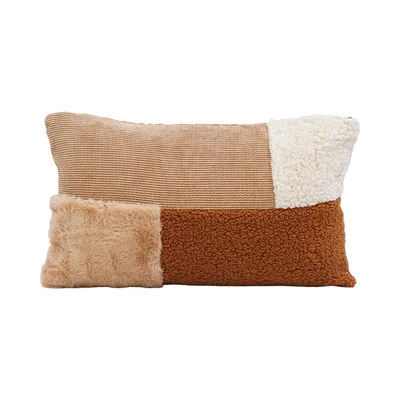 Gambar Informa Alva Sarung Bantal Sofa Polyester 30x50 cm - Cokelat