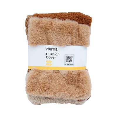 Gambar Informa Alva Sarung Bantal Sofa Polyester 30x50 cm - Cokelat