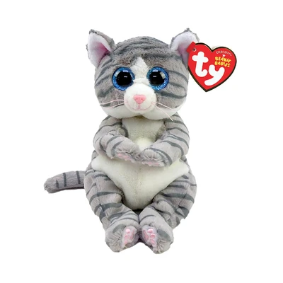 Gambar Ty Beanie Bellies Boneka Hewan Mitzi Cat Reguler Ty95305