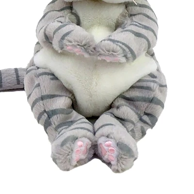 Gambar Ty Beanie Bellies Boneka Hewan Mitzi Cat Reguler Ty95305