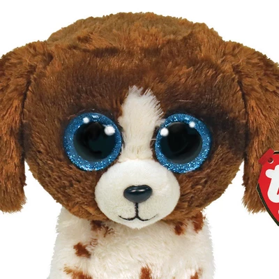 Gambar Ty Beanie Boos Boneka Hewan Muddles Dog Medium Ty95320