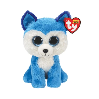 Gambar Ty Beanie Boos Boneka Hewan Prince Husky Medium Ty95323