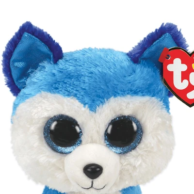 Gambar Ty Beanie Boos Boneka Hewan Prince Husky Medium Ty95323