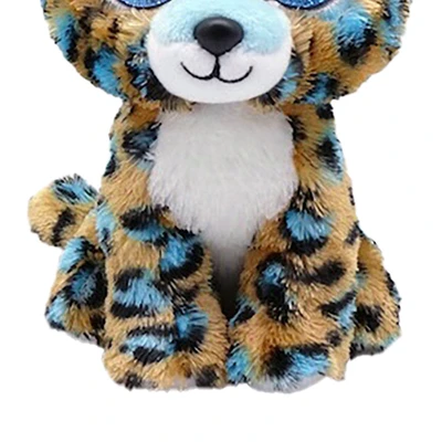 Gambar Ty Beanie Boos Boneka Hewan Leopard Reguler Ty95324 - Biru
