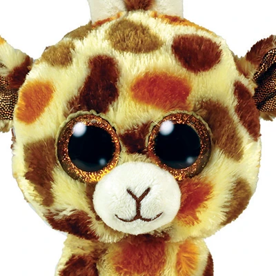 Gambar Ty Beanie Boos Boneka Hewan Stilts Giraffe Reguler Ty95334