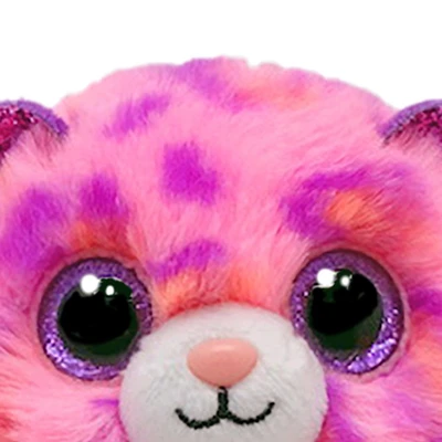 Gambar Ty Puffies Ball Boneka Hewan Leopard Ty95343 - Pink