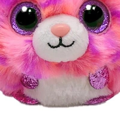 Gambar Ty Puffies Ball Boneka Hewan Leopard Ty95343 - Pink