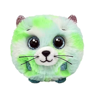 Gambar Ty Puffies Ball Boneka Hewan Cat Ty95340 - Hijau