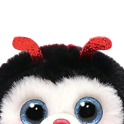 Gambar Ty Puffies Ball Boneka Hewan Izzy Ladybug Ty95341 - Merah