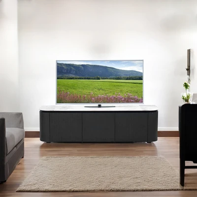 Gambar Informa Luxor Rak Tv - Hitam/cokelat Oak