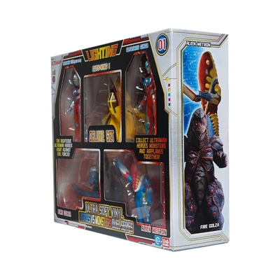 Gambar Ultraman Set Action Figure Heroes Vs Monster Duel 1