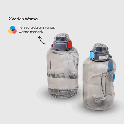 Gambar Kris Handy Botol Minum Tritan 1.5 Liter - Biru/Abu-Abu