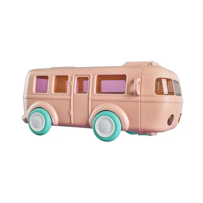 Gambar Ataru Botol Minum Anak Tritan Dengan Sedotan & Strap Car 500 ml - Pink