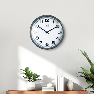 Gambar Arthome Floyd Jam Dinding 32 cm - Abu-Abu