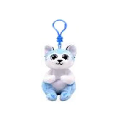 Gambar Ty Beanie Bellies Gantungan Kunci Boneka Thunder Husky - Biru