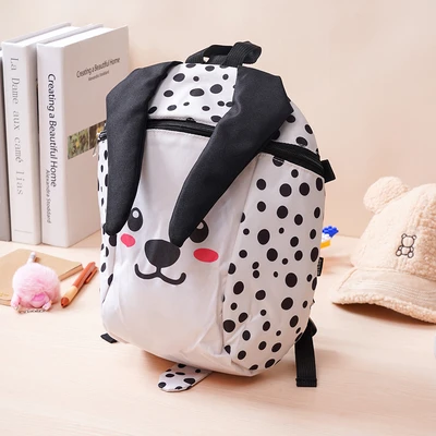 Gambar Ataru Dalmatian Tas Ransel Anak Dengan Strap - Hitam