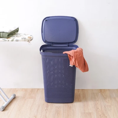 Gambar Ezy Storage 44.1x34.7x61.7 Cm Keranjang Laundry Mode - Biru