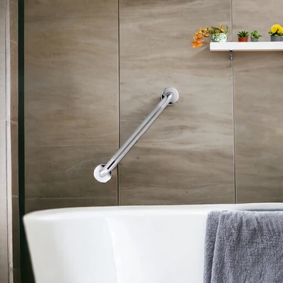Gambar Fosa 40x3.2x0.12 cm Handle Kamar Mandi - Chrome