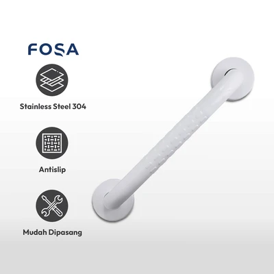 Gambar Fosa 30x3.2x0.12 cm Handle Kamar Mandi - Putih