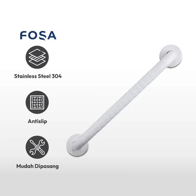 Gambar Fosa 40x3.2x0.12 cm Handle Kamar Mandi - Putih